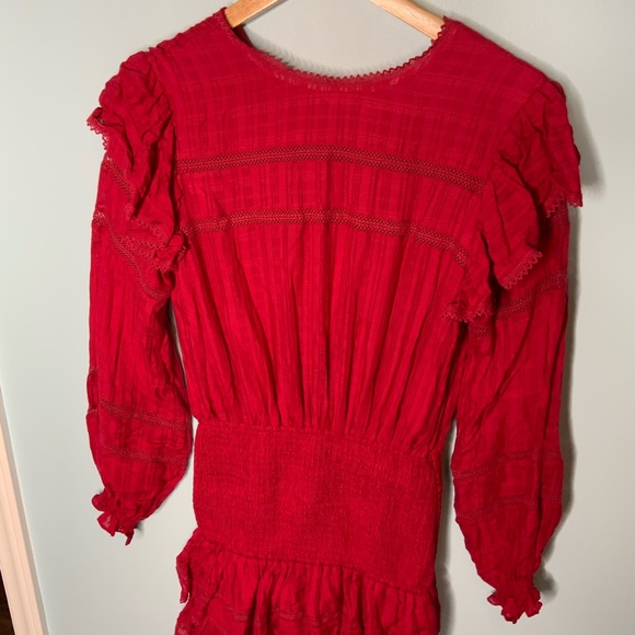 Stevie May Hold On Mini Dress NWT Small Red - Picture 3 of 7